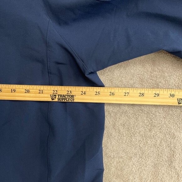 NWOT 32 Degrees Heat Men's XL Navy Full-Zip Jacket Windbreaker Mock neck - Picture 5 of 10